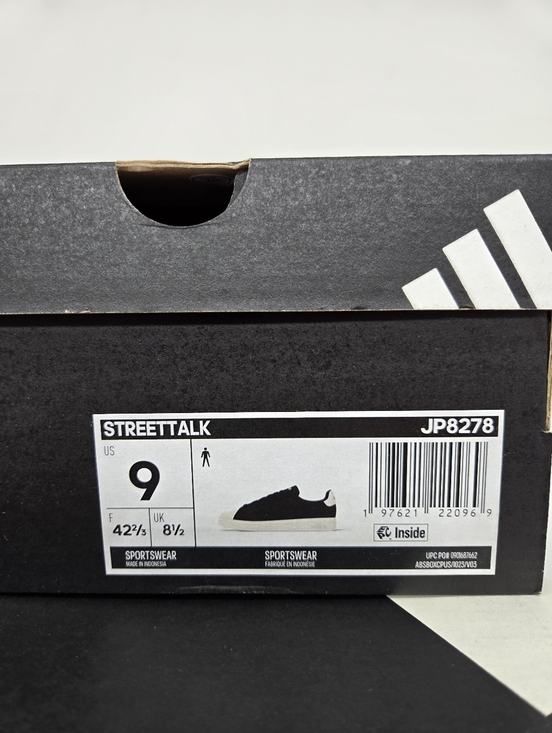 Adidas Men\'s Streettalk Black Off White Shoes JP8278 Size 9 New main image 7